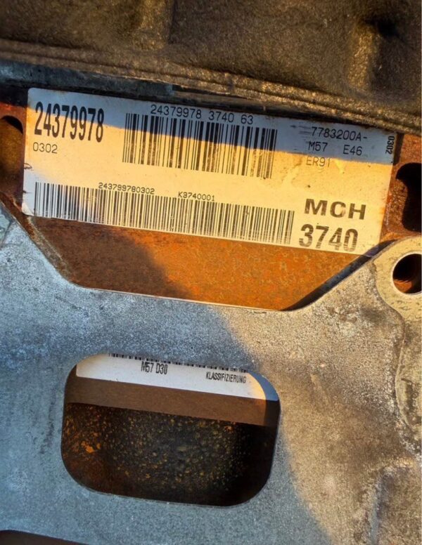 BMW E46 330d M57D30 Engine 2002