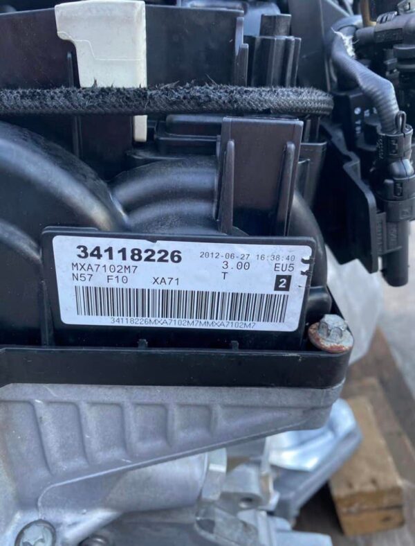 BMW F10 530d N57D30B Engine 2012
